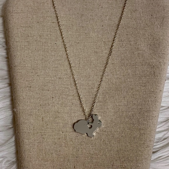 Silver Bunny Necklace - Picture 2 of 3